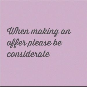 PLEASE BE CONSIDERATE